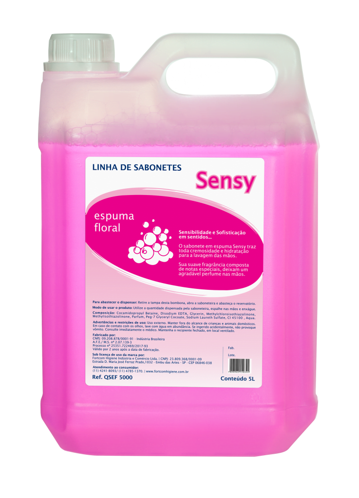 Sabonete Em Espuma Sensy Floral 5L - Atendemos Em Todo Brasil